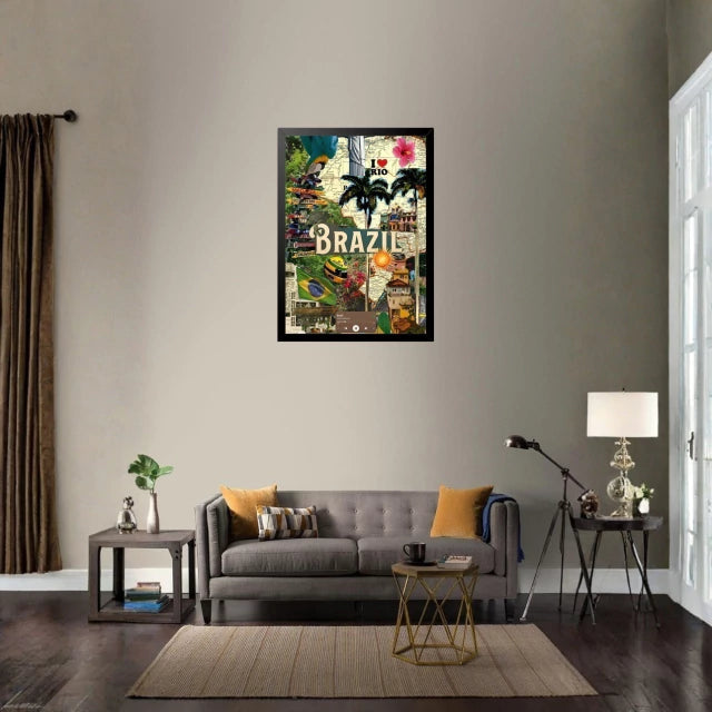 Quadro Decorativo Brazil